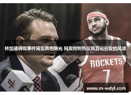 林加德调侃事件背后真相曝光 网友纷纷热议其言论引发的风波